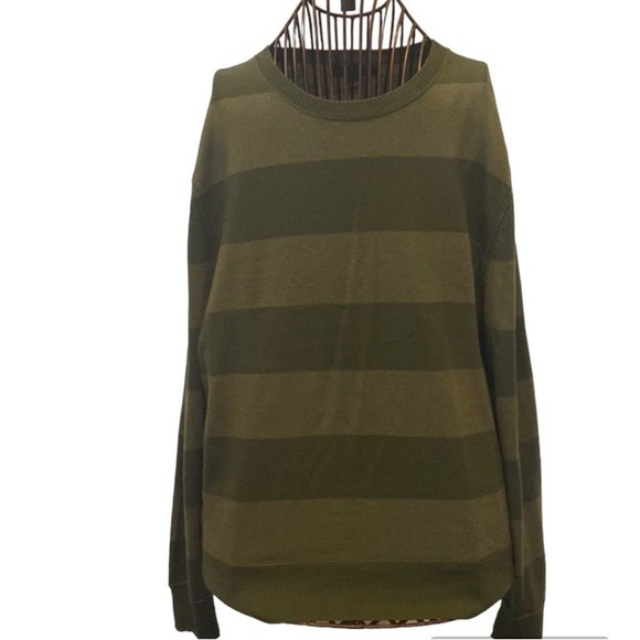 Banana Republic blue Striped Extra Fine Merino wool sweater - Picture 6 of 6